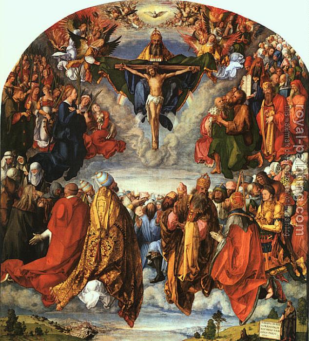 Albrecht Durer : The Adoration of the Holy Trinity